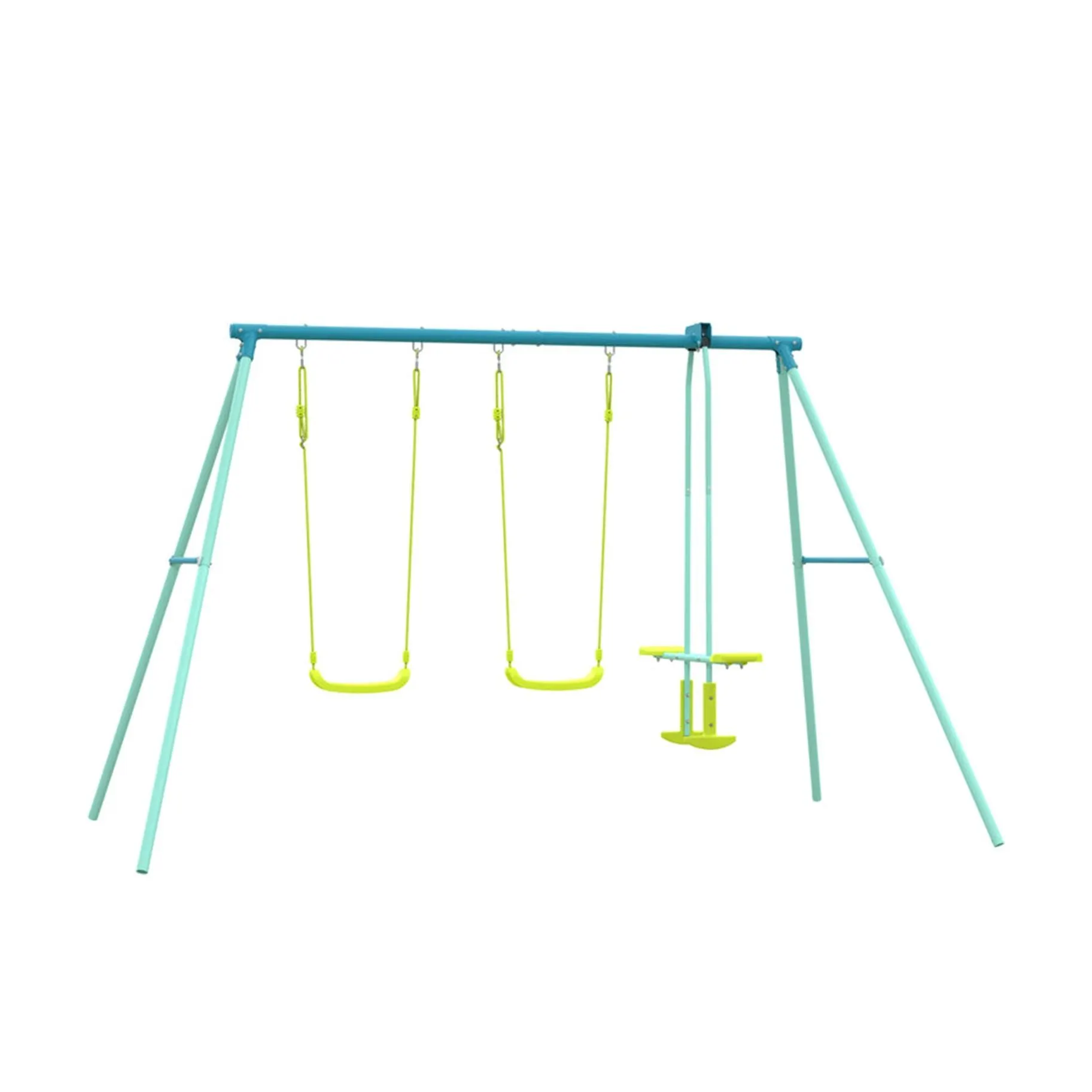 *TP Double Metal Swing Set With Glider