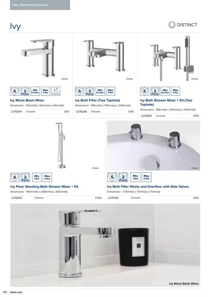 Bathroom Collection 2025 from 6 February to 31 December 2025 - Catalogue Page 182