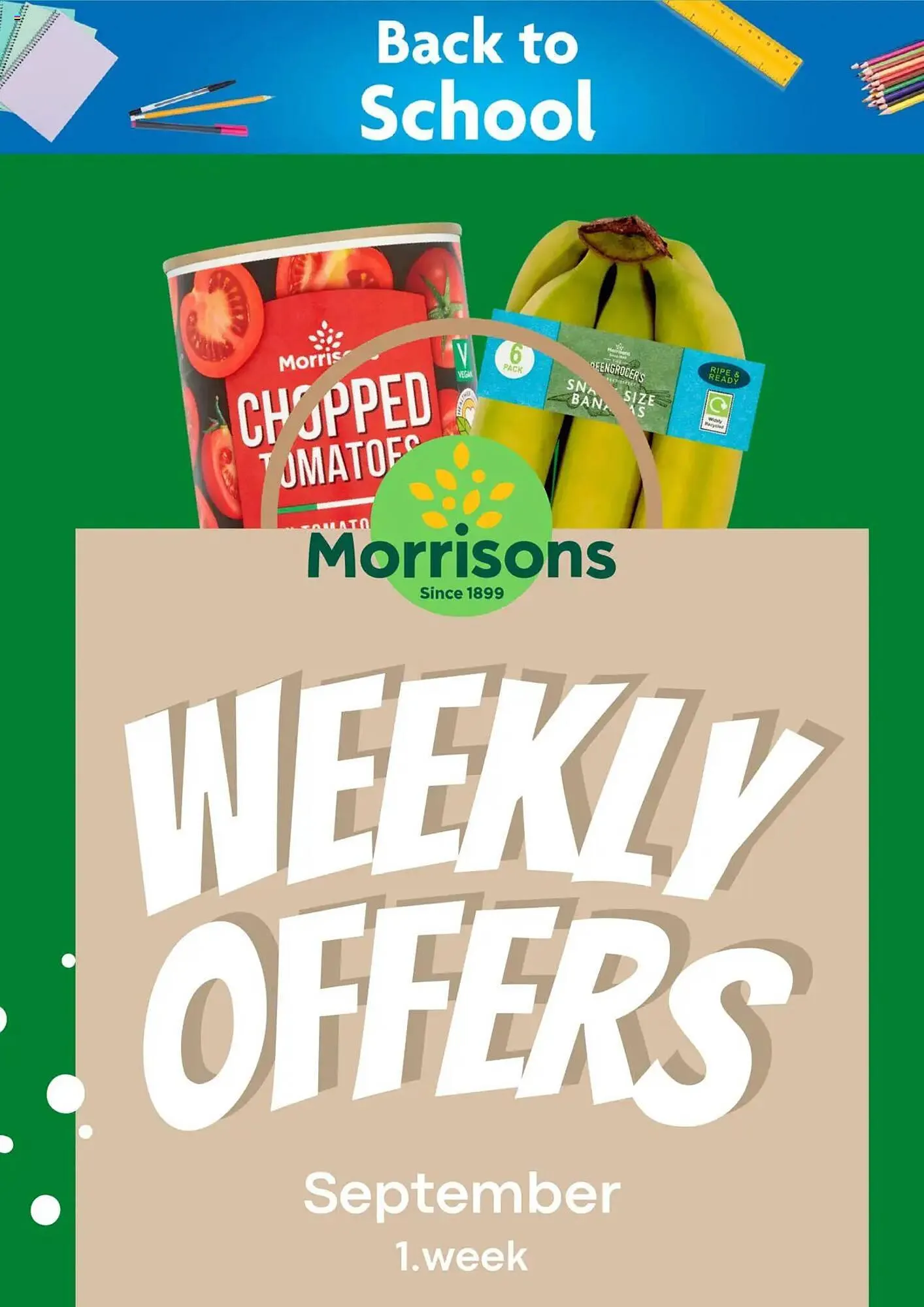 Morrisons leaflet from 1 September to 8 September 2025 - Catalogue Page 1