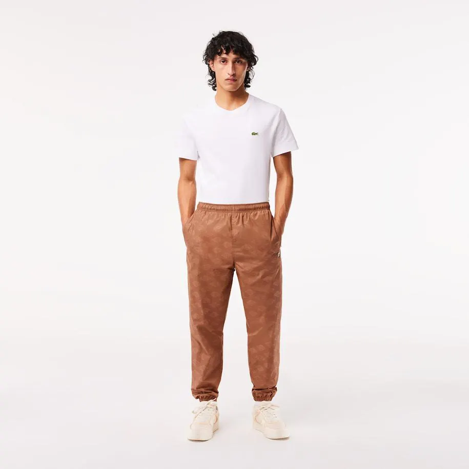 Men’s Lacoste Monogram Print Track Pants
