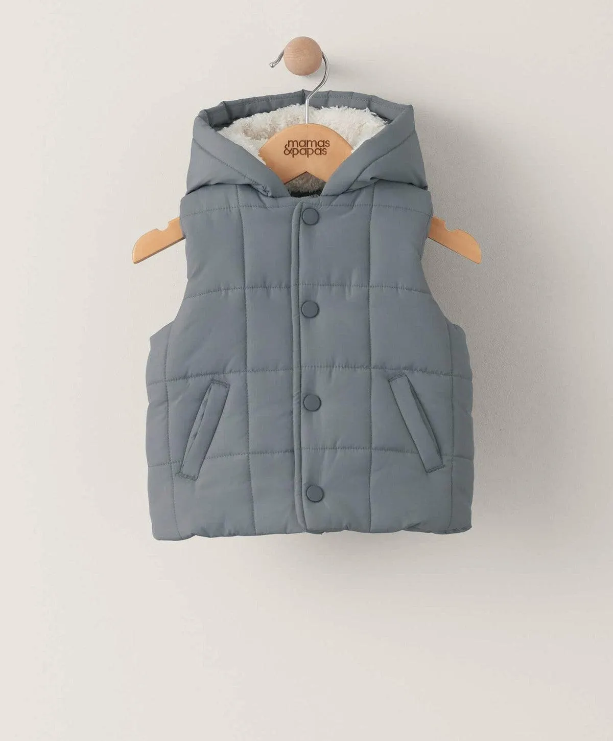 Charcoal Quilted Gilet