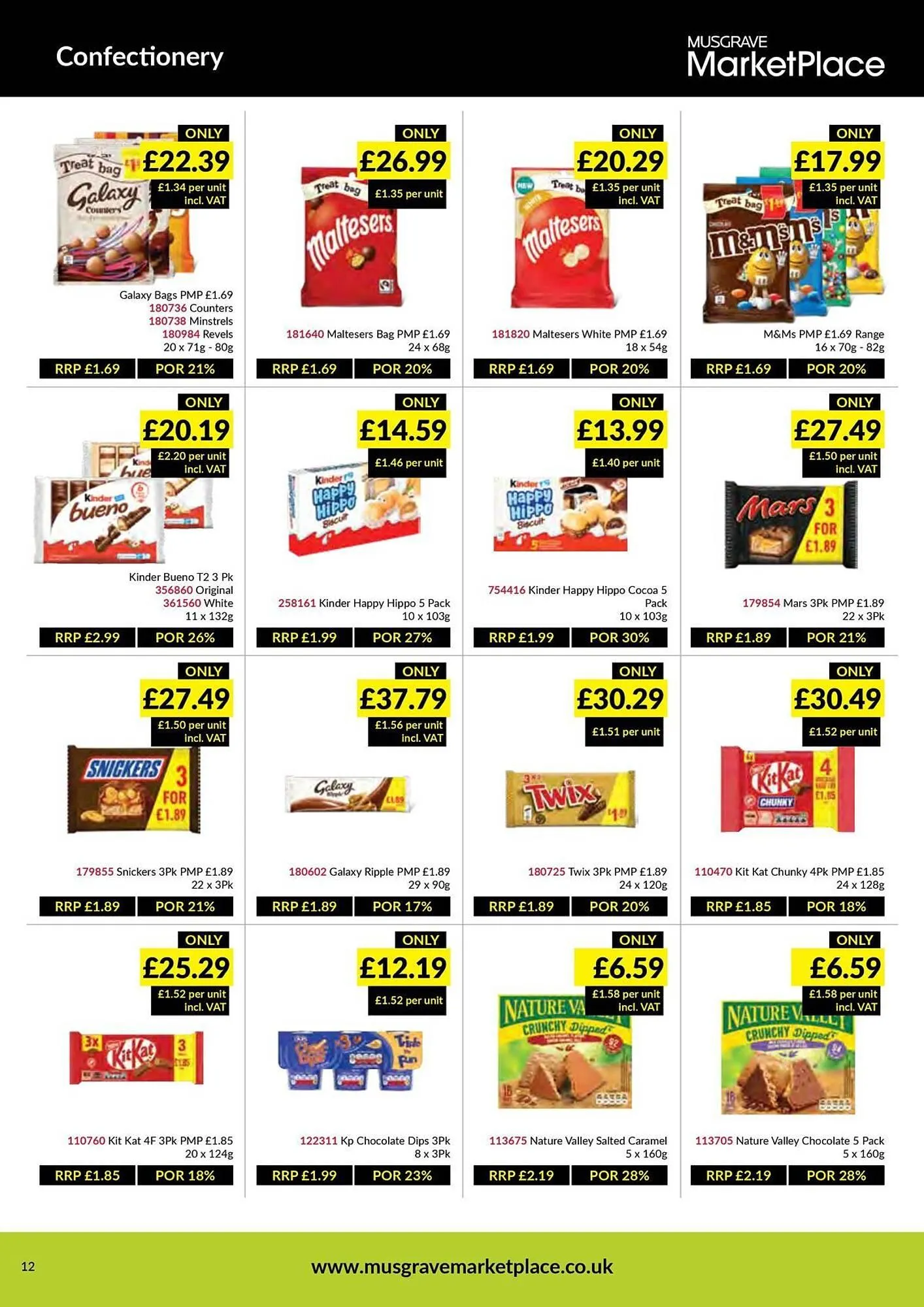 Musgrave MarketPlace leaflet from 27 October to 16 November 2025 - Catalogue Page 12