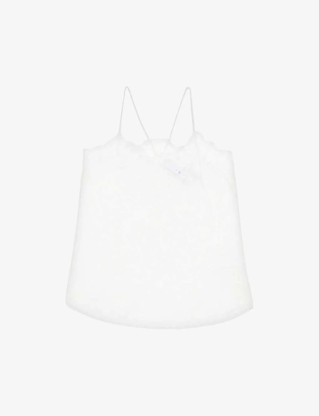 Berwyn lace-trim silk camisole top
