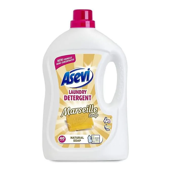 Asevi Liquid Laundry Detergent 2.4l - Marseille Soap