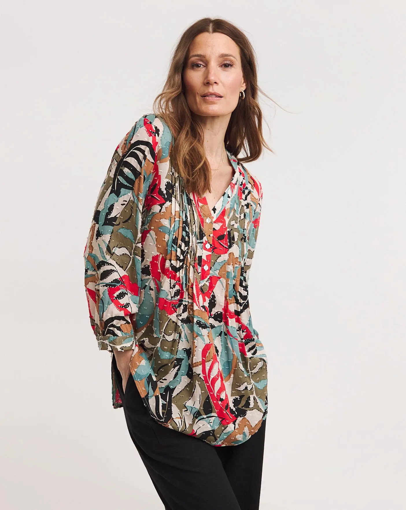Julipa Dobby Printed Tunic
