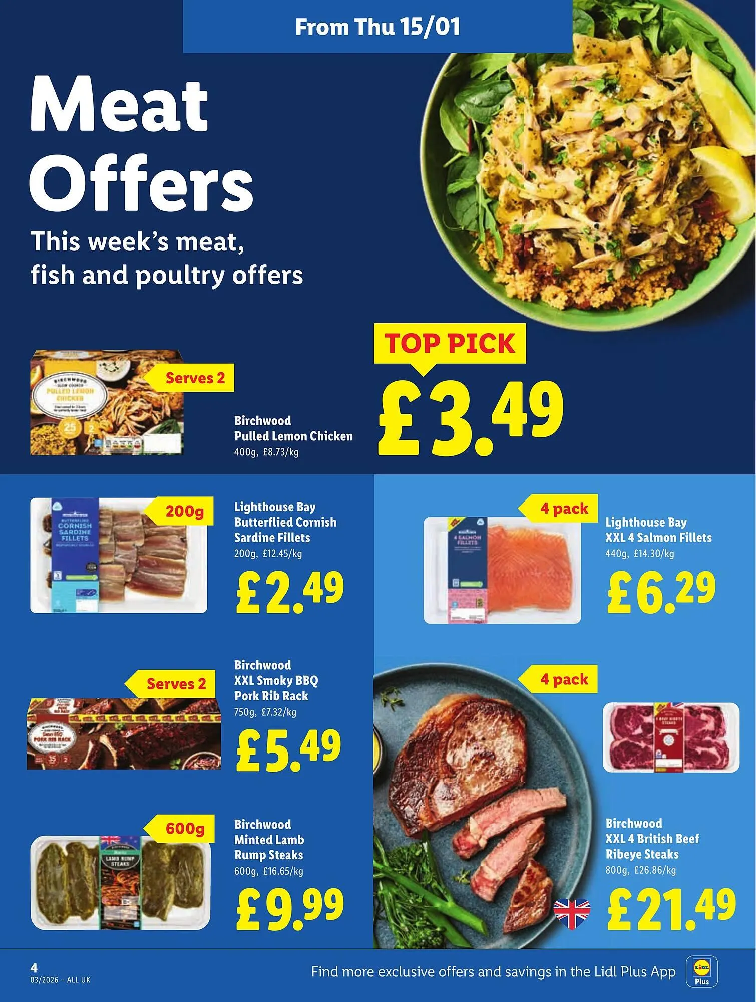 Lidl leaflet from 15 January to 21 January 2026 - Catalogue Page 4