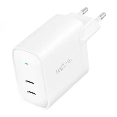 LogiLink PA0283 PA0283 USB charger Indoors, Mains socket 2 x USB-C® socket (Power Delivery) USB Power Delivery (USB-PD)