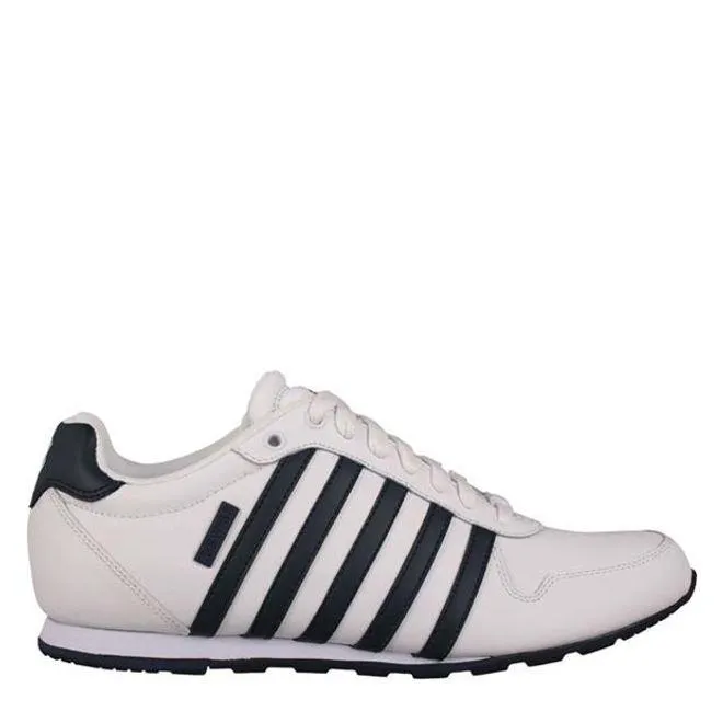 K-Swiss Mens Arnie Trainers in White Navy