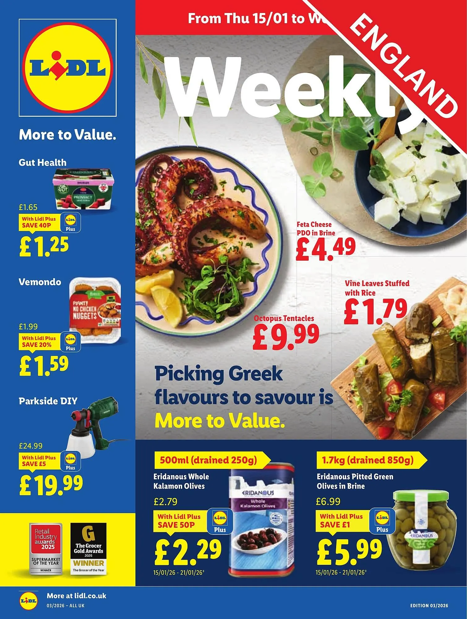 Lidl leaflet from 15 January to 21 January 2026 - Catalogue Page 1