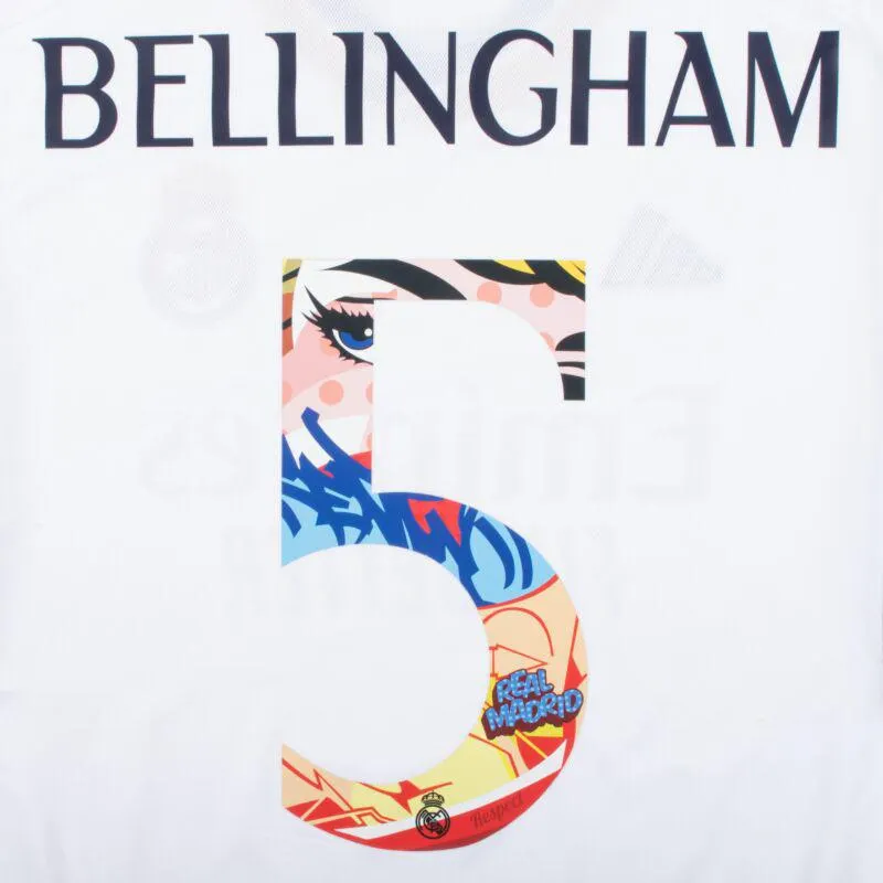Bellingham 5 (Pre-Season Printing) - 23-24 Real Madrid Home
