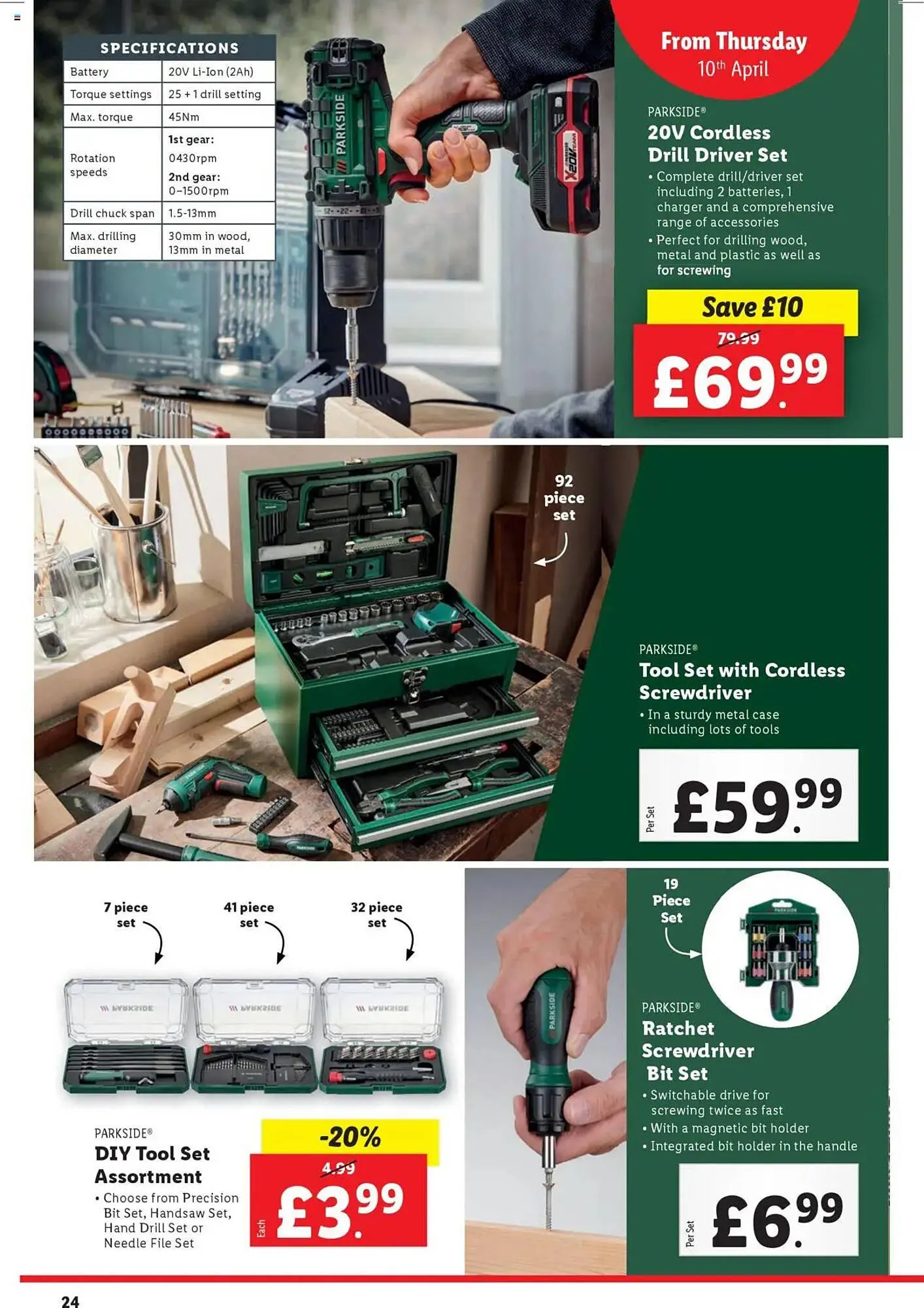 Lidl leaflet from 10 April to 16 April 2025 - Catalogue Page 24