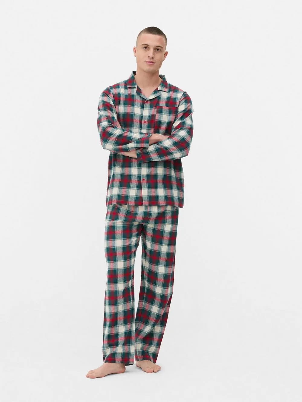 Pijama comprido xadrez Natal