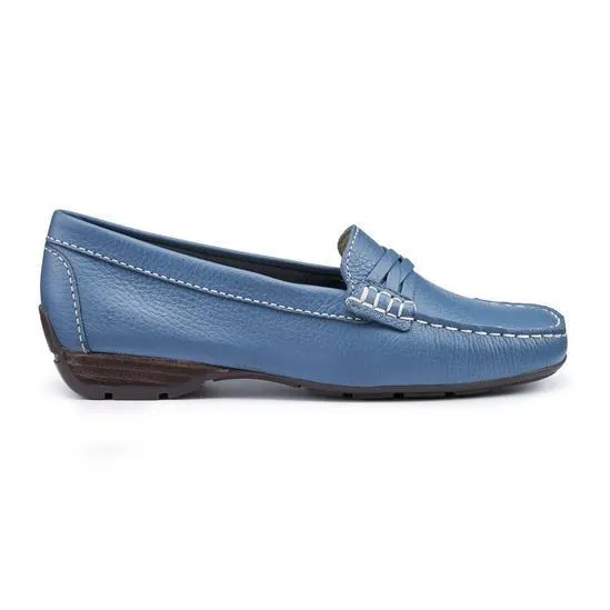 'Marina' Leather Moccasins