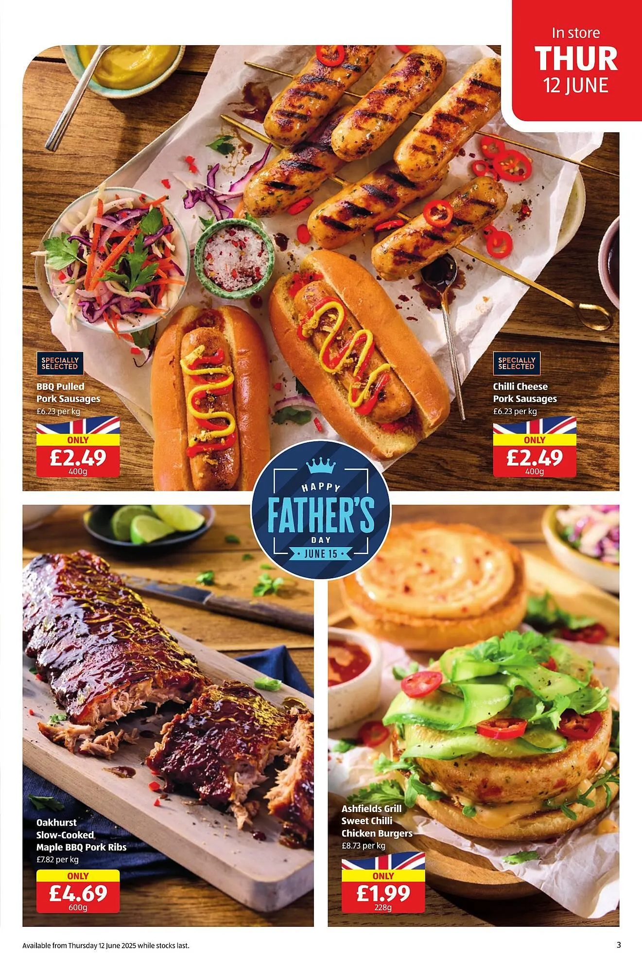 Aldi leaflet from 12 June to 15 June 2025 - Catalogue Page 3