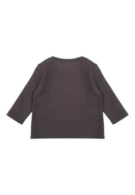 Baby Boys Dark Grey Top & Leggings Set