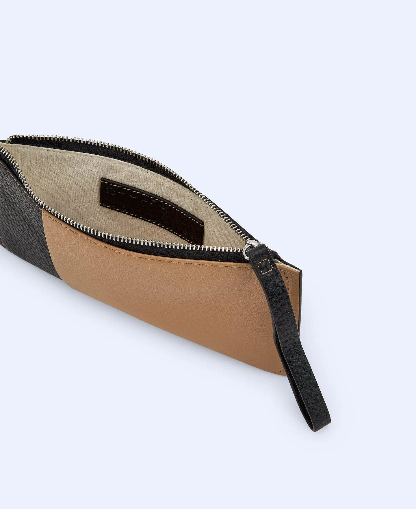 Smooth nappa leather large wallet