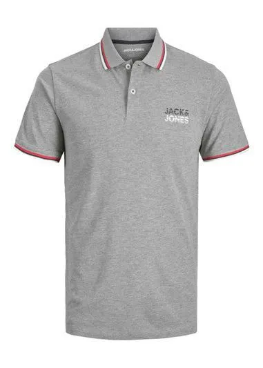 Jack & Jones Atlas Grey Polo Shirt (6-16yrs) - Age 10 Years
