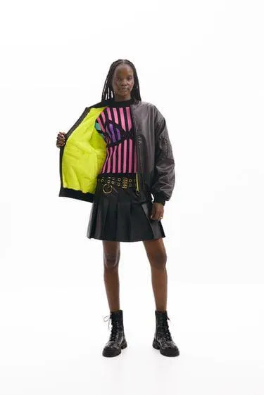 María Escoté reversible bomber jacket