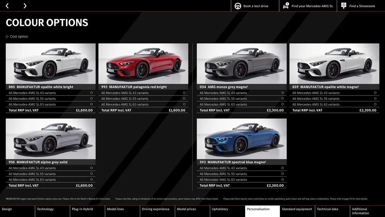 Mercedes-AMG SL from 10 August to 10 August 2025 - Catalogue Page 49