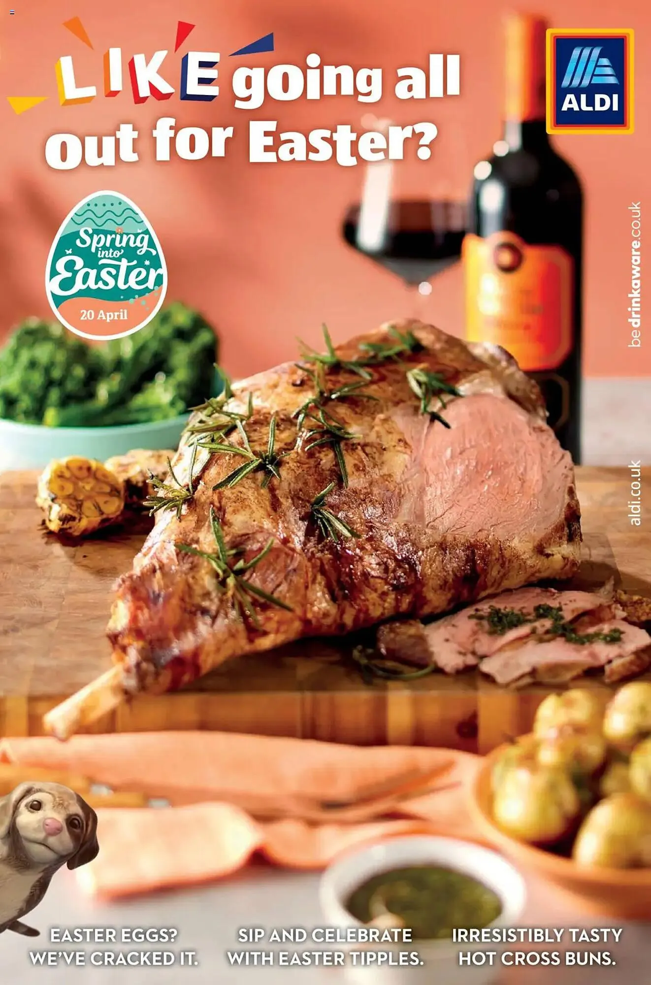 Aldi leaflet from 23 March to 21 April 2025 - Catalogue Page 1