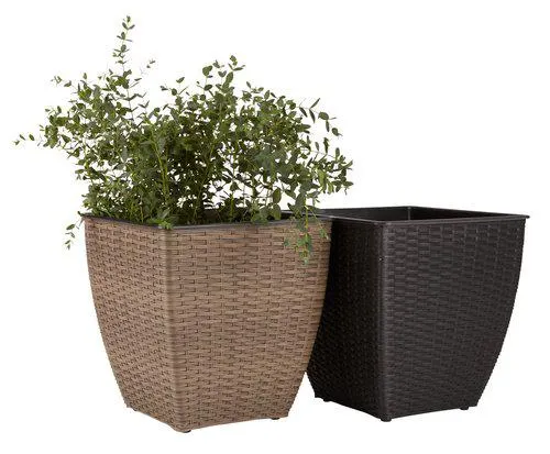 Planter basket ISLOM 38x38x39 assorted