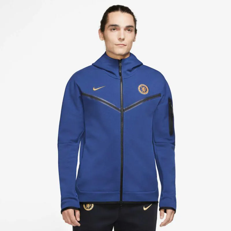 Nike Chelsea Tech Fleece Windrunner - Royal 2023-2024
