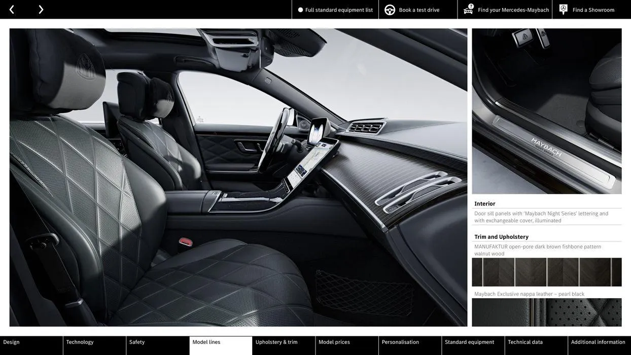 Mercedes-Maybach S-Class from 2 May to 30 November 2024 - Catalogue Page 23
