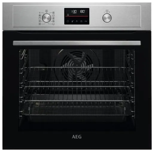 AEG BPX535061M SurroundCook Pyrolytic Self Clean Oven - Stainless Steel