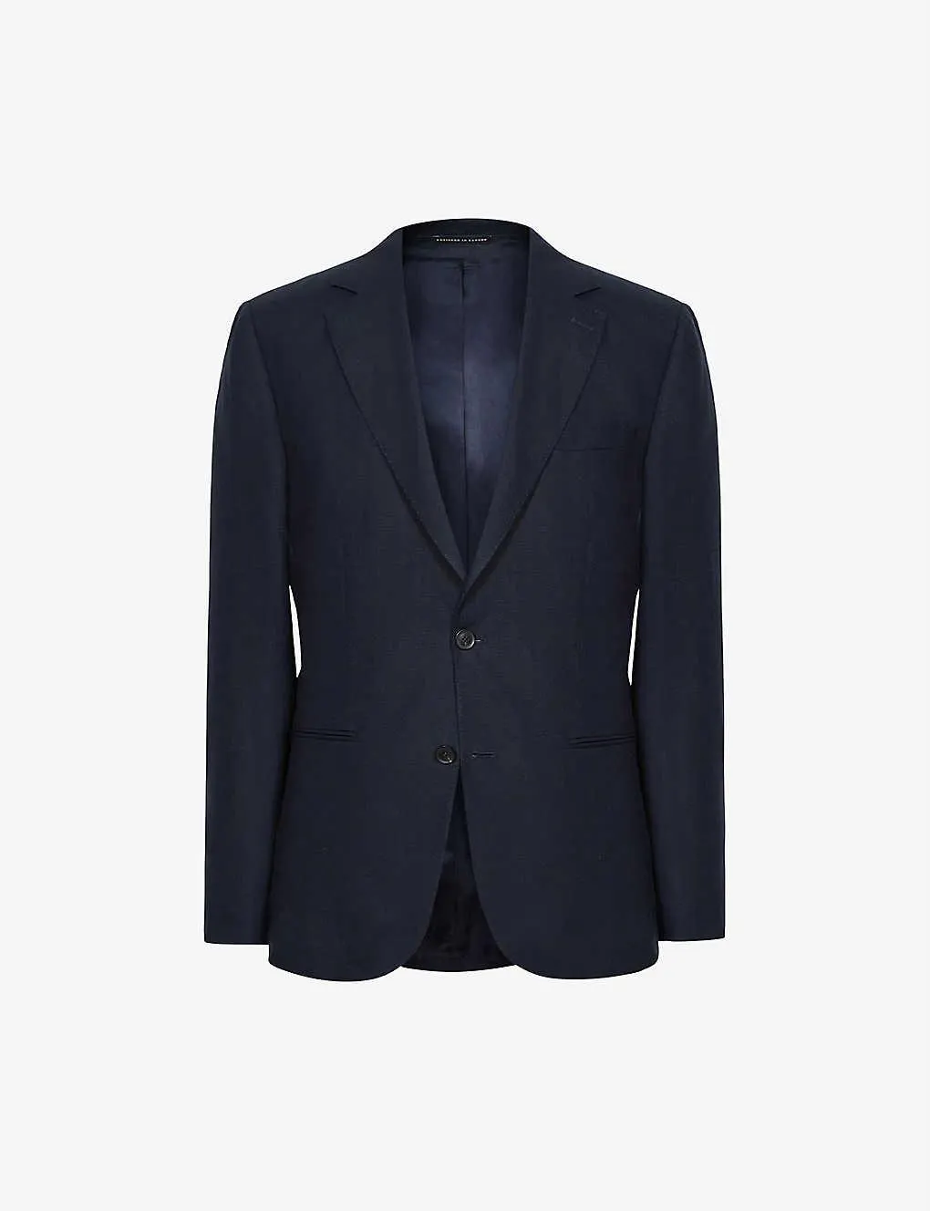 Kin slim-fit single-breasted linen blazer