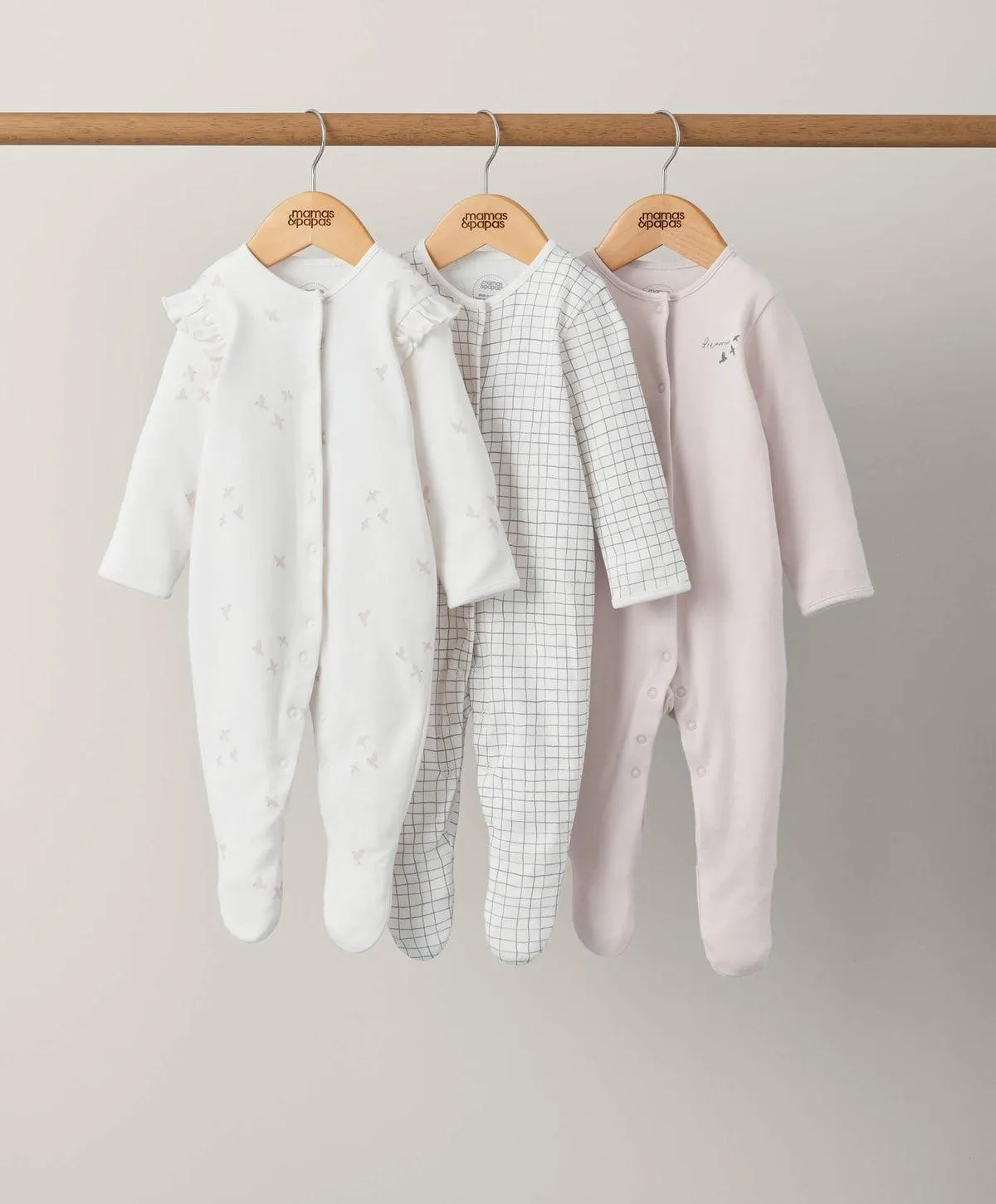 Flock Sleepsuits (3 Pack)