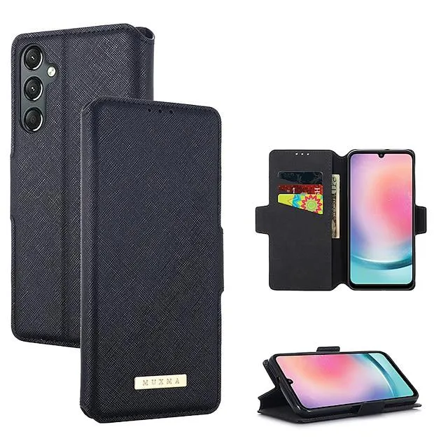 Phone Case For Samsung Galaxy S23 S22 S21 S20 Ultra Plus FE A54 A34 A14 A73 A53 A33 A23 A13 A72 A52 A42 Note 20 Ultra Wallet Case With Card Holder Kickstand Shockproof TPU PU Leather