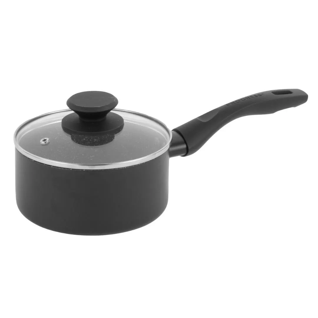 BW12909EU7 Progress Marble Ceramic 20cm Non-Stick Saucepan With Lid
