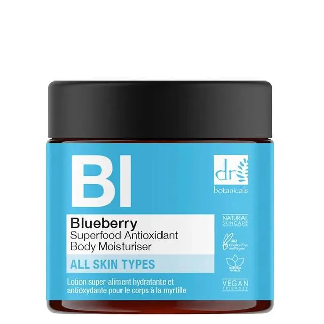 Dr Botanicals Apothecary Blueberry Superfood Antioxidant Body Moisturiser