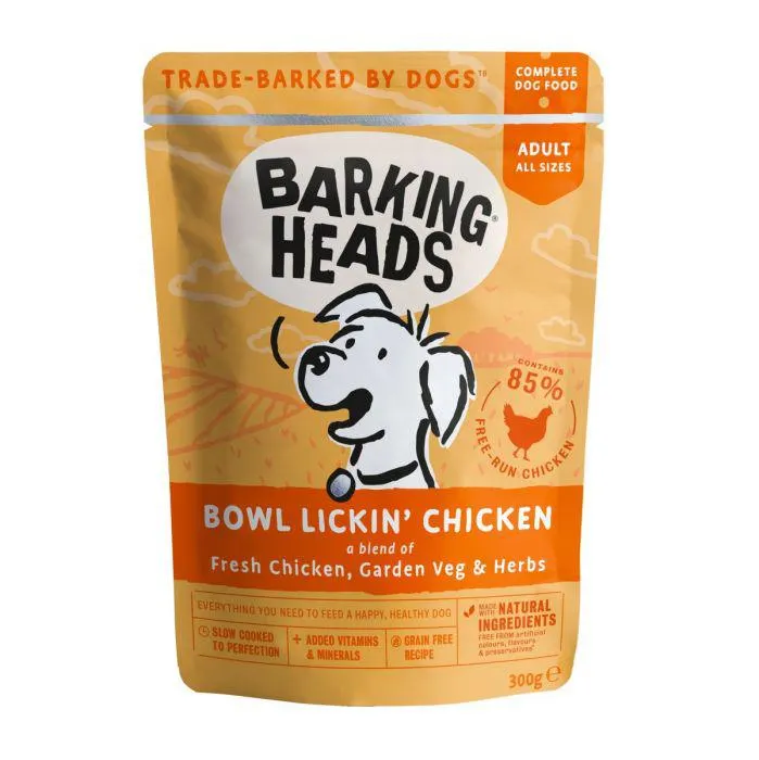 Barking Heads - Bowl Lickin Chicken Wet 300G