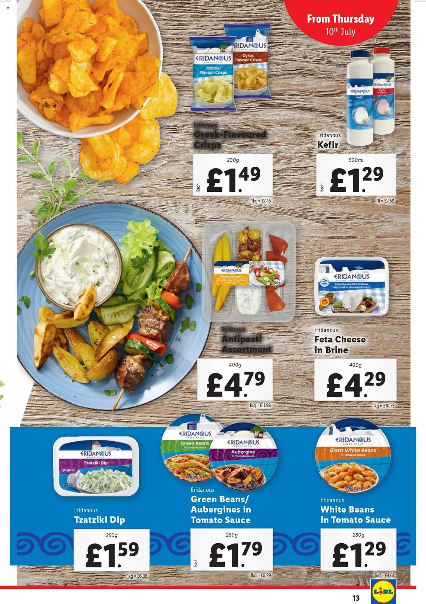 Lidl leaflet from 10 July to 17 July 2025 - Catalogue Page 13