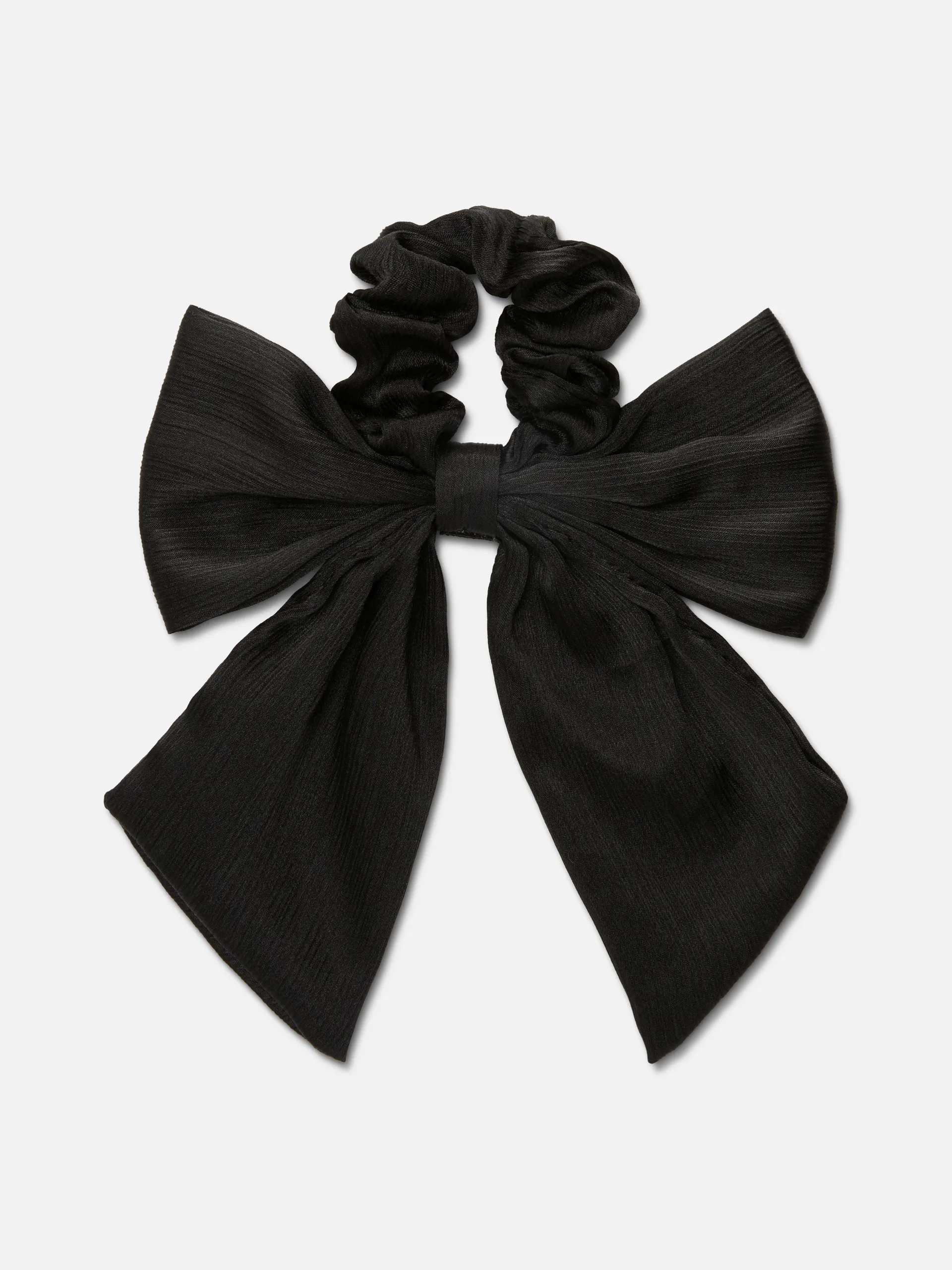 Elástico cabelo laço enrugado