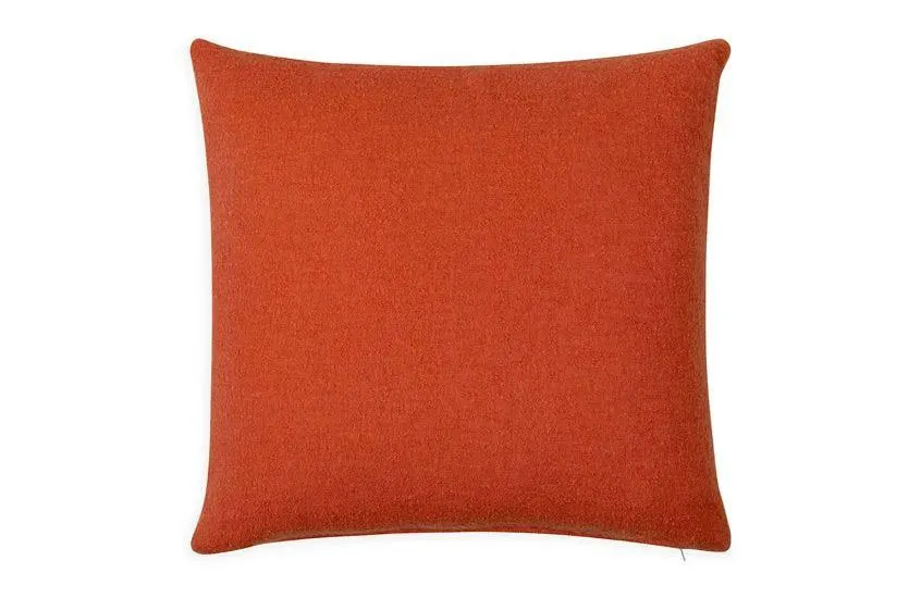 Borough Bouclé Wool Cushion Peach 45cm x 45cm