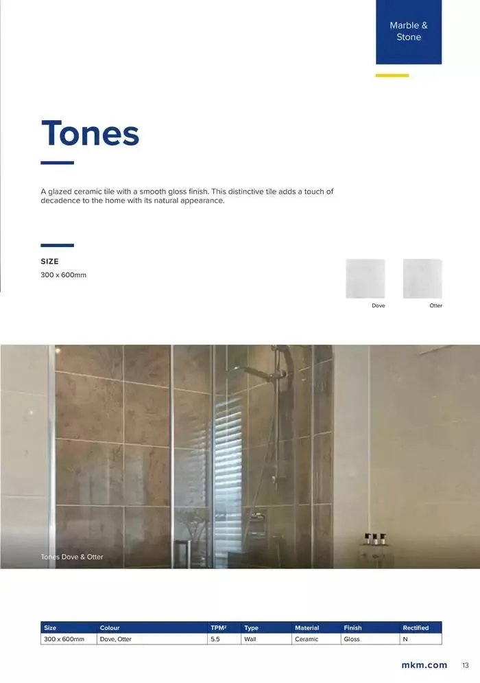 Tile Collection  from 14 January to 31 May 2025 - Catalogue Page 13