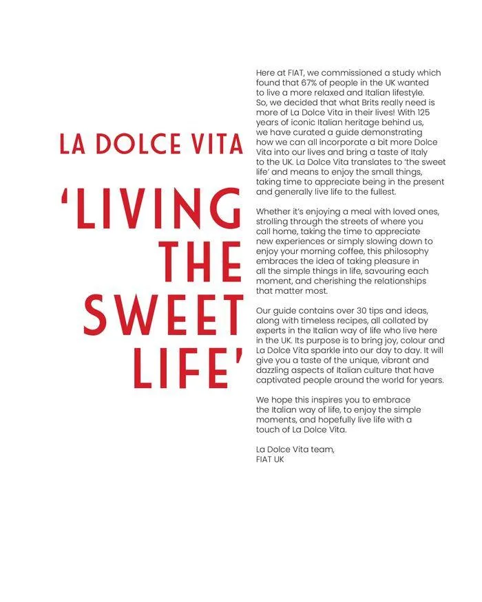 La Dolce Vita Guide from 21 May to 31 December 2024 - Catalogue Page 7