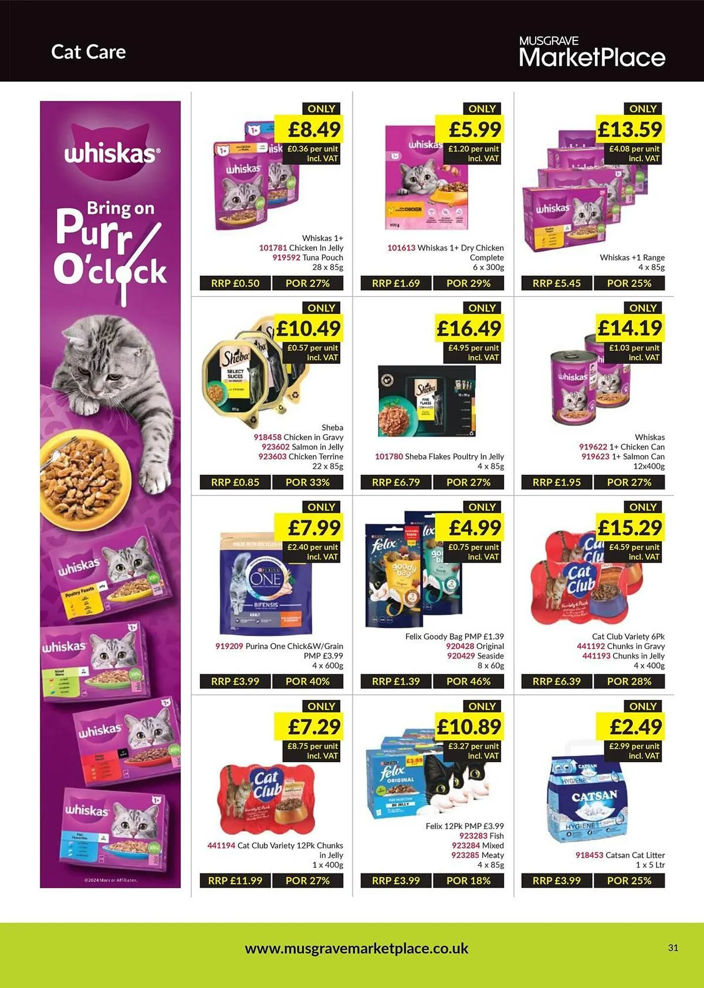 Musgrave MarketPlace leaflet from 25 August to 14 September 2025 - Catalogue Page 31