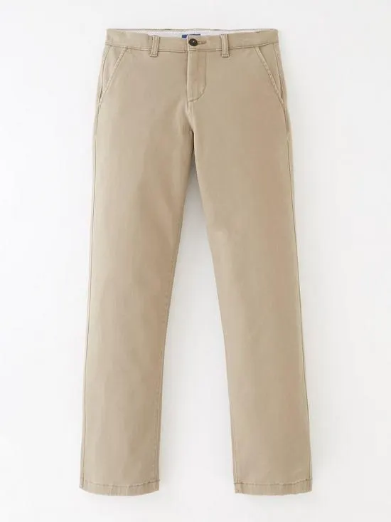 Boys Marco Dave Chino Trousers - Beige