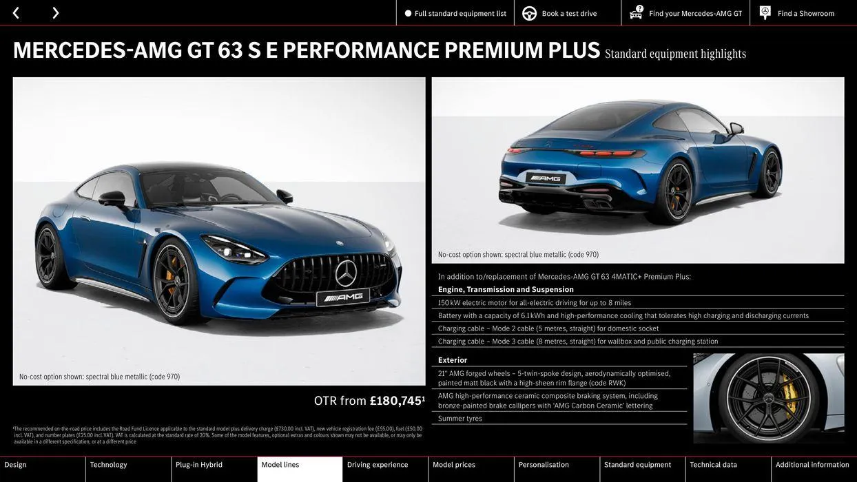 Mercedes-AMG GT Coupé from 10 August to 10 August 2025 - Catalogue Page 24