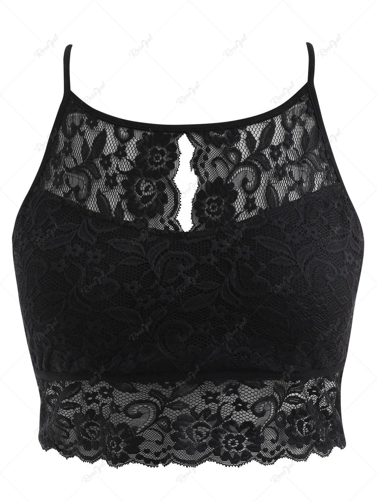 Plus Size Floral Lace Cami Tank Top - 3x | Us 22-24