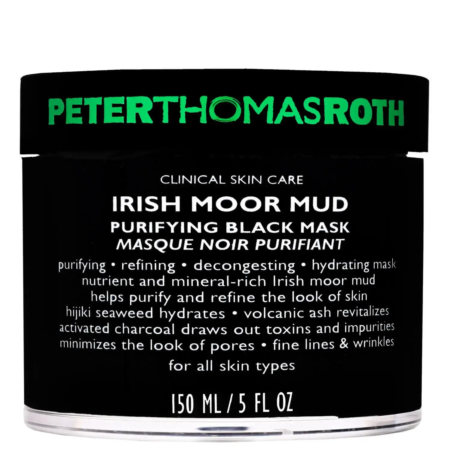 Peter Thomas Roth Irish Moor Mud Purifying Black Mask 150ml