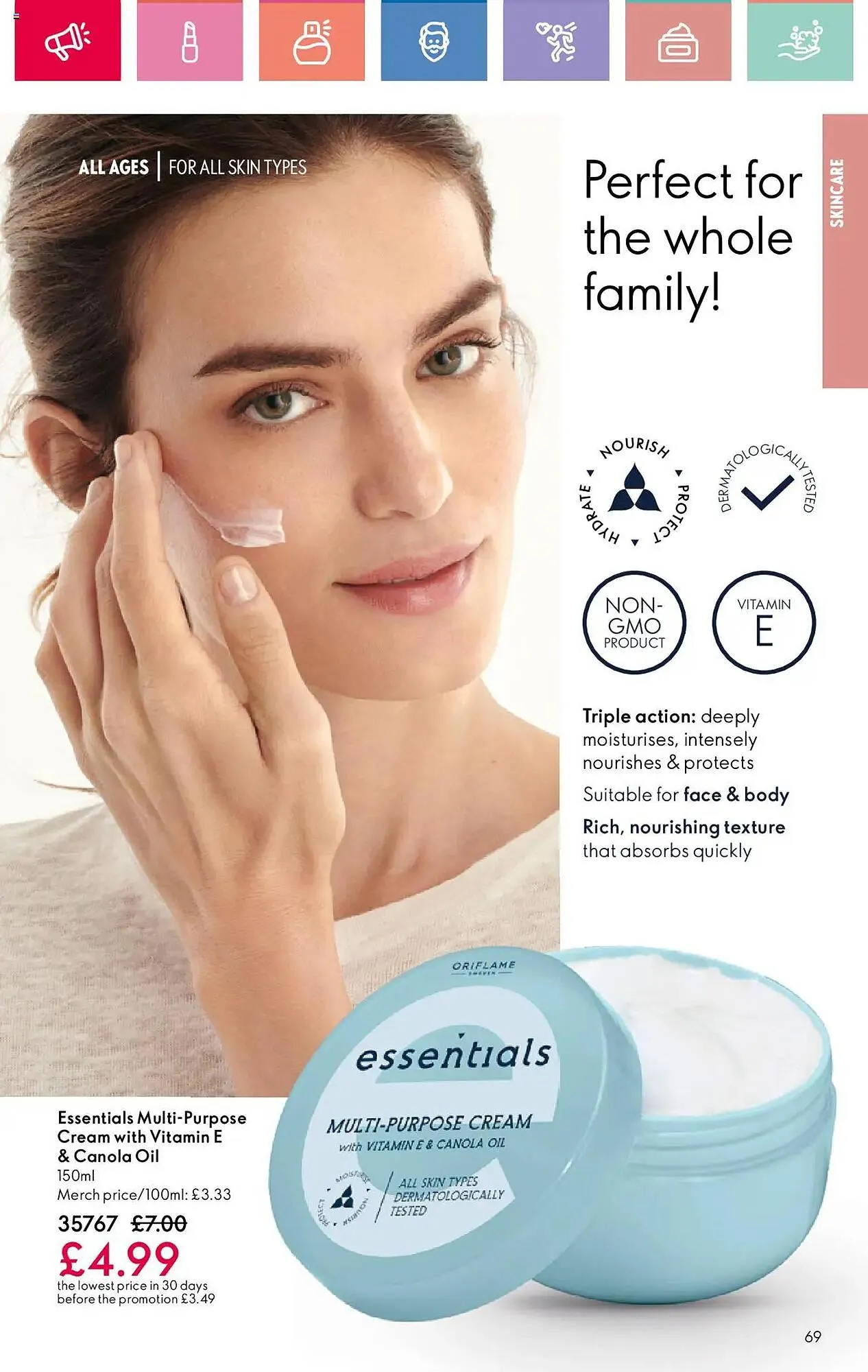 Oriflame leaflet from 3 January to 22 January 2025 - Catalogue Page 69