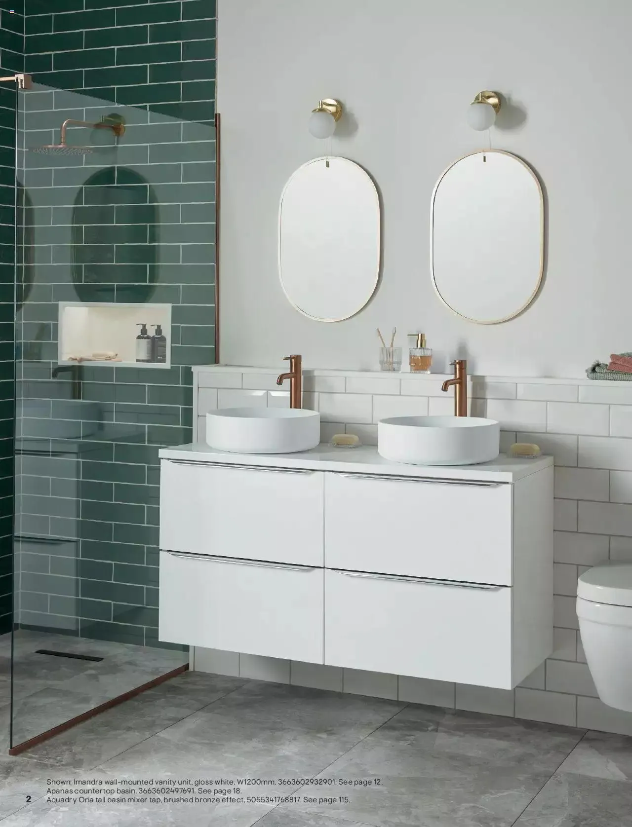 B&Q - Bathrooms from 1 November to 31 December 2023 - Catalogue Page 2