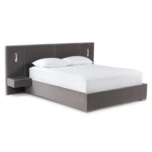 Panelle Kingsize Ottoman Bed with Bedside Tables