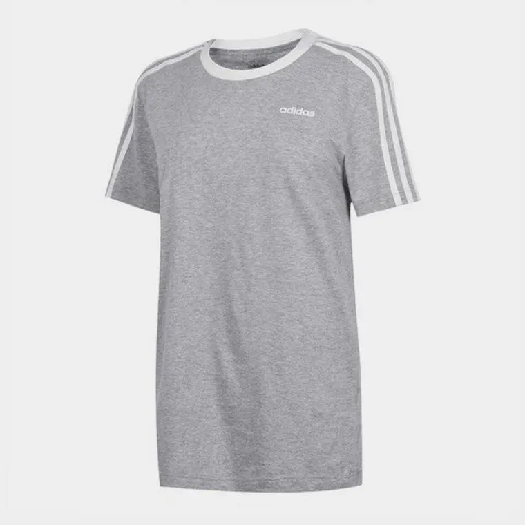 adidas Essentials 3 Stripe T-Shirt Ladies