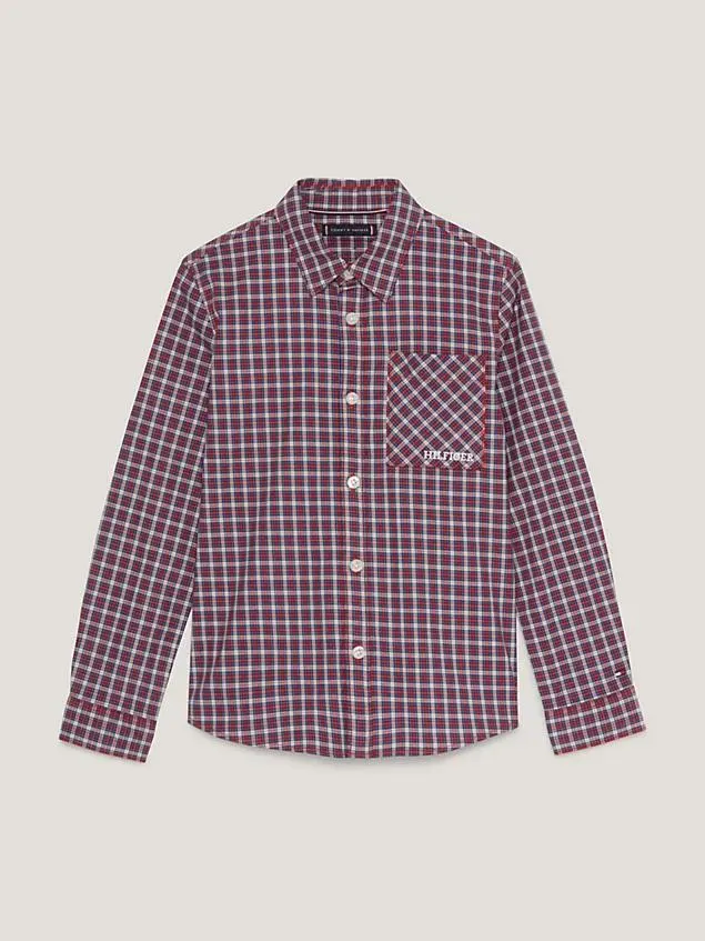 Check Logo Pocket Regular Fit Shirt