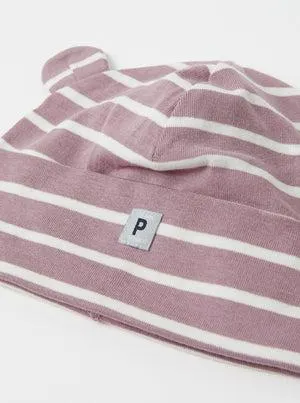 Striped Baby Beanie Hat